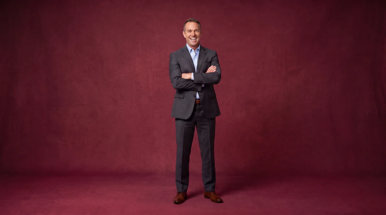 Gleicher Unternehmer im einheitlichen Team-Look